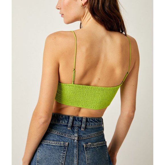 FREE PEOPLE FP One Lyra Bralette / Bright Green - Picture 4 of 5